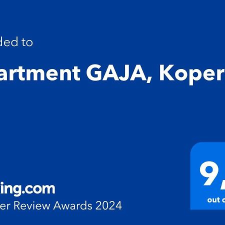 Apartment Gaja, Копер Екстериор снимка